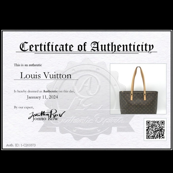 ❌‼️SOLD‼️❌ - LV Luco Tote w/COA- Vintage Monogram - Picture 16 of 16